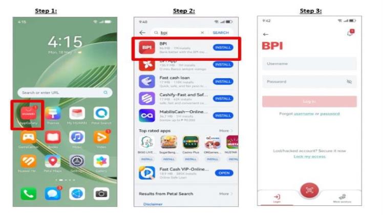 Huawei BPI Download Guide in AppGallery for Huawei Users