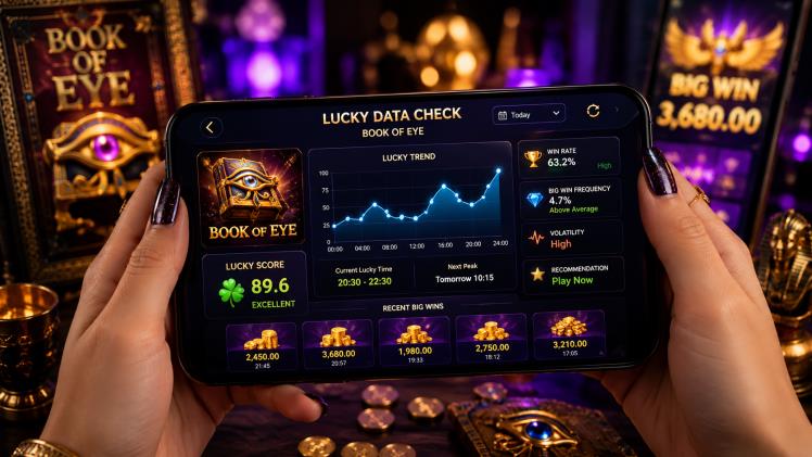 Lucky Data Check for Book of Eye on Mobile