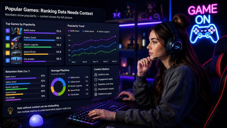 Popular Games Ranking Data Needs Context